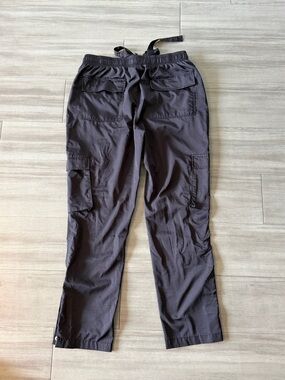 Classic Men's Cargo Pants in Charcoal - Lightweight Utility Trousers (XL)